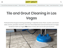 Tablet Screenshot of lasvegastileandgroutcleaning.com